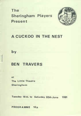 'A Cuckoo In The Nest' programme cover