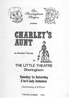 'Charley's Aunt' programme cover