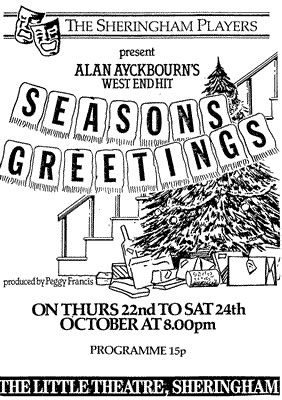 'Seasons Greetings' programme cover