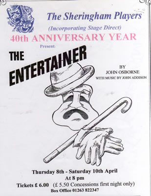 'The Entertainer' programme cover