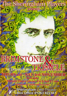 'Brimstone And Treacle' programme cover
