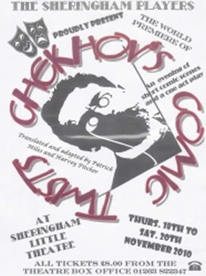 'Chekhov's Comic Twists' programme cover